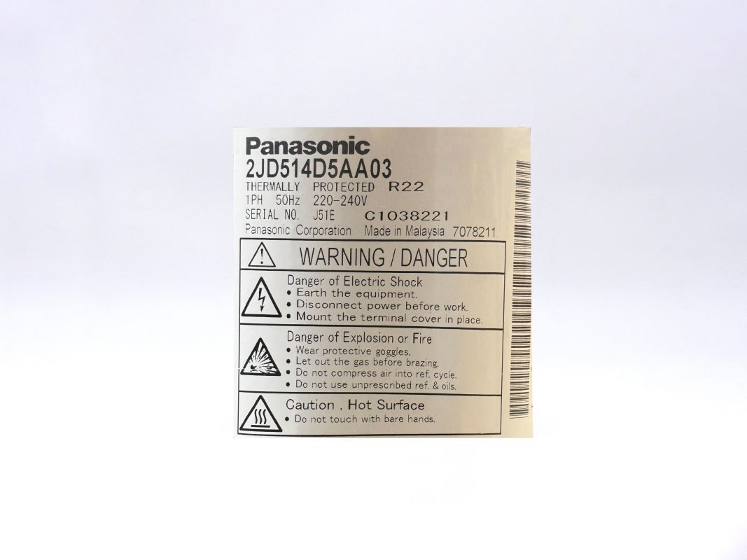 کمپرسور پاناسونیک شماره فنی 2JD514D5AA03