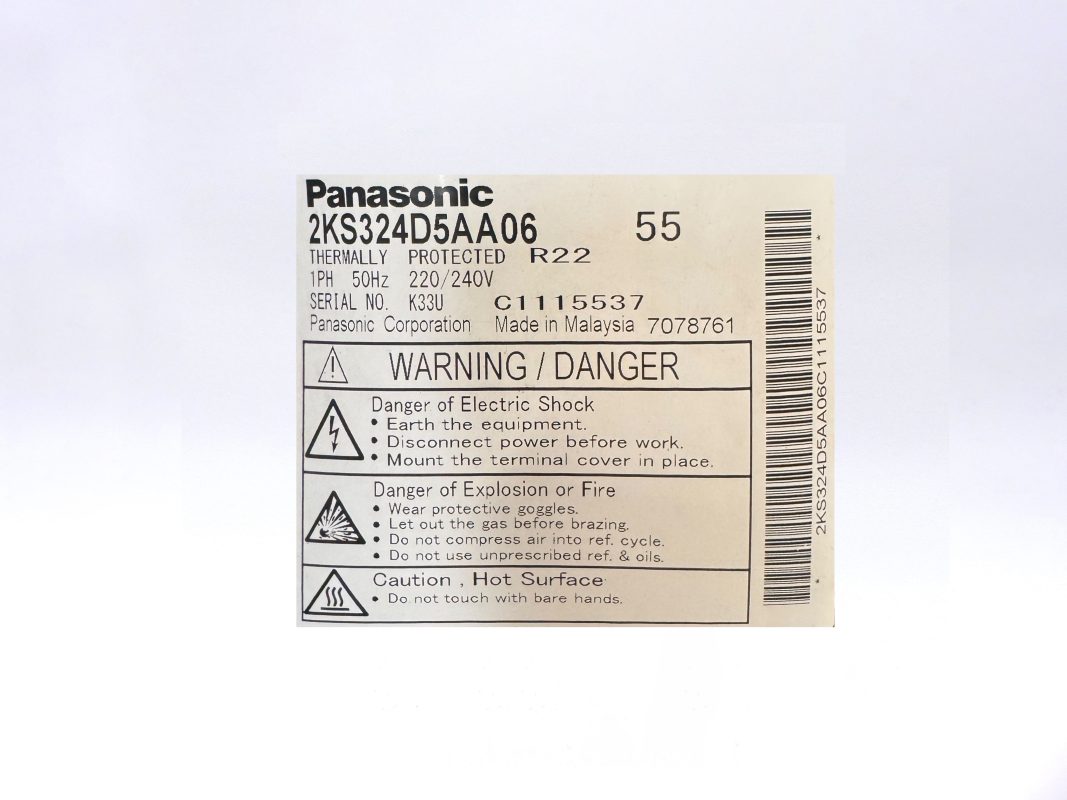 کمپرسور پاناسونیک شماره فنی 2KS324D5AA06