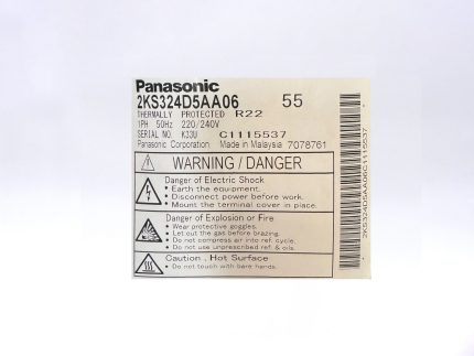 کمپرسور پاناسونیک شماره فنی 2KS324D5AA06